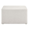 Callum Large 28’ Square Woven Heathered Fabric Upholstered Ottoman - No Shipping Charges MDY-EEI-6642-HEA