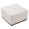 Tilden Large 28’ Square Boucle Upholstered Ottoman - No Shipping Charges MDY-EEI-6644-CLO-WAL