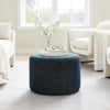 Callum Large 23’ Round Woven Heathered Fabric Upholstered Ottoman - No Shipping Charges MDY-EEI-6645-HEA