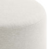 Callum Large 23’ Round Woven Heathered Fabric Upholstered Ottoman - No Shipping Charges MDY-EEI-6645-HEA