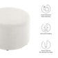 Callum Large 23’ Round Woven Heathered Fabric Upholstered Ottoman - No Shipping Charges MDY-EEI-6645-HEA