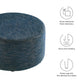 Callum Large 29’ Round Woven Heathered Fabric Upholstered Ottoman - No Shipping Charges MDY-EEI-6647-HEA