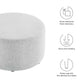 Callum Large 29’ Round Woven Heathered Fabric Upholstered Ottoman - No Shipping Charges MDY-EEI-6647-HEA