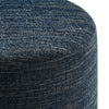 Callum 16’ Round Woven Heathered Fabric Upholstered Ottoman - No Shipping Charges MDY-EEI-6651-HEA