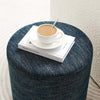 Callum 16’ Round Woven Heathered Fabric Upholstered Ottoman - No Shipping Charges MDY-EEI-6651-HEA