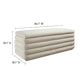 Mezzo Upholstered Performance Velvet Storage Bench - No Shipping Charges MDY-EEI-6664-ALM