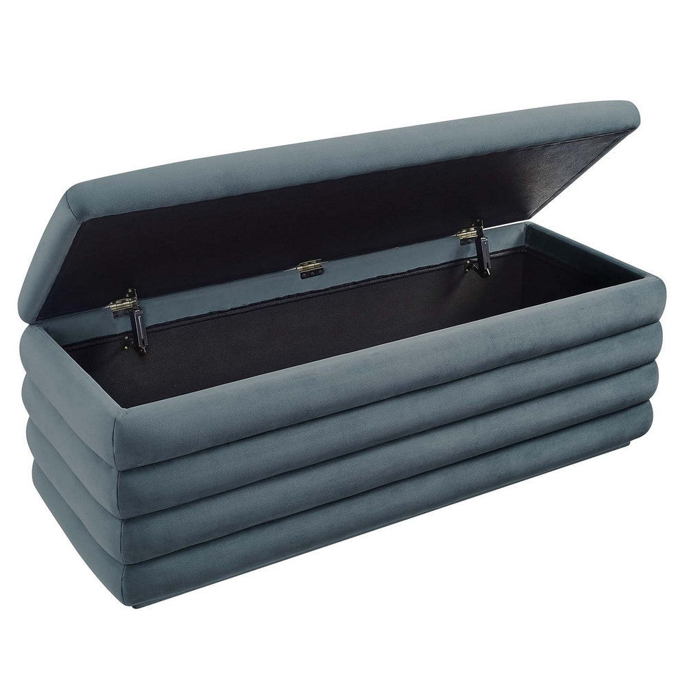 Modway Mezzo Benches Cadet Blue MDY-EEI-6664-CAB