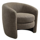 Affinity Upholstered Boucle Fabric Curved Back Armchair - No Shipping Charges MDY-EEI-6666-CLO