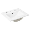 Modway Chaucer 18” Bathroom Vanity White with Ceramic Sink Basin 18 Inches MDY-EEI-6691-WHI-WHI