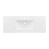 Modway Chaucer 48 Bathroom Vanity White with Ceramic Sink Basin 48 Inches Single MDY-EEI-6699-WHI-WHI