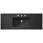 Modway Chaucer 48 Bathroom Vanity Black with Ceramic Sink Basin 48 Inches Single MDY-EEI-6700-BLK-BLK