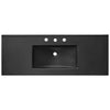 Modway Chaucer 48 Bathroom Vanity Black with Ceramic Sink Basin 48 Inches Single MDY-EEI-6700-BLK-BLK