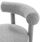 Modway Toulouse Boucle Fabric Upholstered Accent Dining Chair in Light Gray-Set of 2 MDY-EEI-6705-LGR