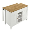 Garland Kitchen Island - No Shipping Charges MDY-EEI-6727-OAK-WHI