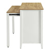 Farmstead Kitchen Island - No Shipping Charges MDY-EEI-6728-OAK-WHI