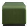 Modway EEI-6735-BLK-MOS Koda Performance Velvet Waterfall Ottoman Black Moss Green MDY-EEI-6735-BLK-MOS