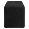 Modway Simba 60’’ Boucle Fabric Upholstered Waterfall Long Bench in Black 60Inches MDY-EEI-6736-BLK