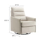 Modway Etta Upholstered Fabric Lounge Chair in Oatmeal with Swivel Base MDY-EEI-6738-OAT