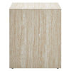 Mirella Faux Travertine Side Table - No Shipping Charges MDY-EEI-6772-TRA