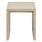 Mirella Faux Travertine Side Table - No Shipping Charges MDY-EEI-6772-TRA