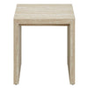 Mirella Faux Travertine Side Table - No Shipping Charges MDY-EEI-6772-TRA