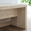 Modway Mirella Bench, Travertine