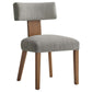 Modway Nalani Dining Chairs Heathered Weave Wheat Deep Brown MDY-EEI-6777-HEW-DBR