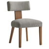 Modway Nalani Dining Chairs Heathered Weave Wheat Deep Brown MDY-EEI-6777-HEW-DBR