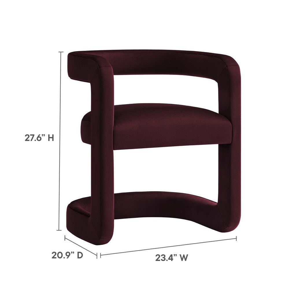 Modway Winslow Chair Mulberry MDY-EEI-6778-MUL