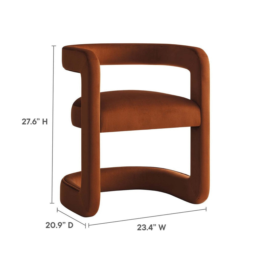 Modway Winslow Chair Rust MDY-EEI-6778-RUS