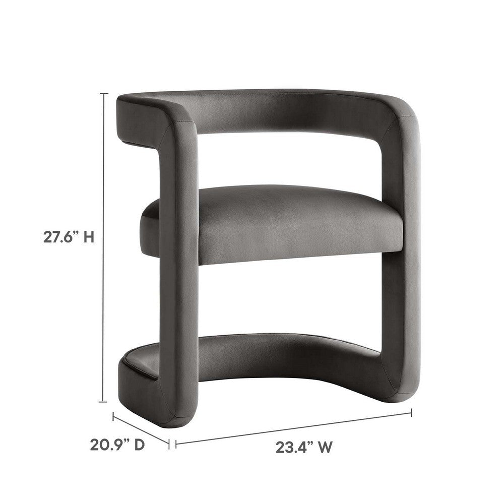 Modway Winslow Chair Storm Gray MDY-EEI-6778-STG