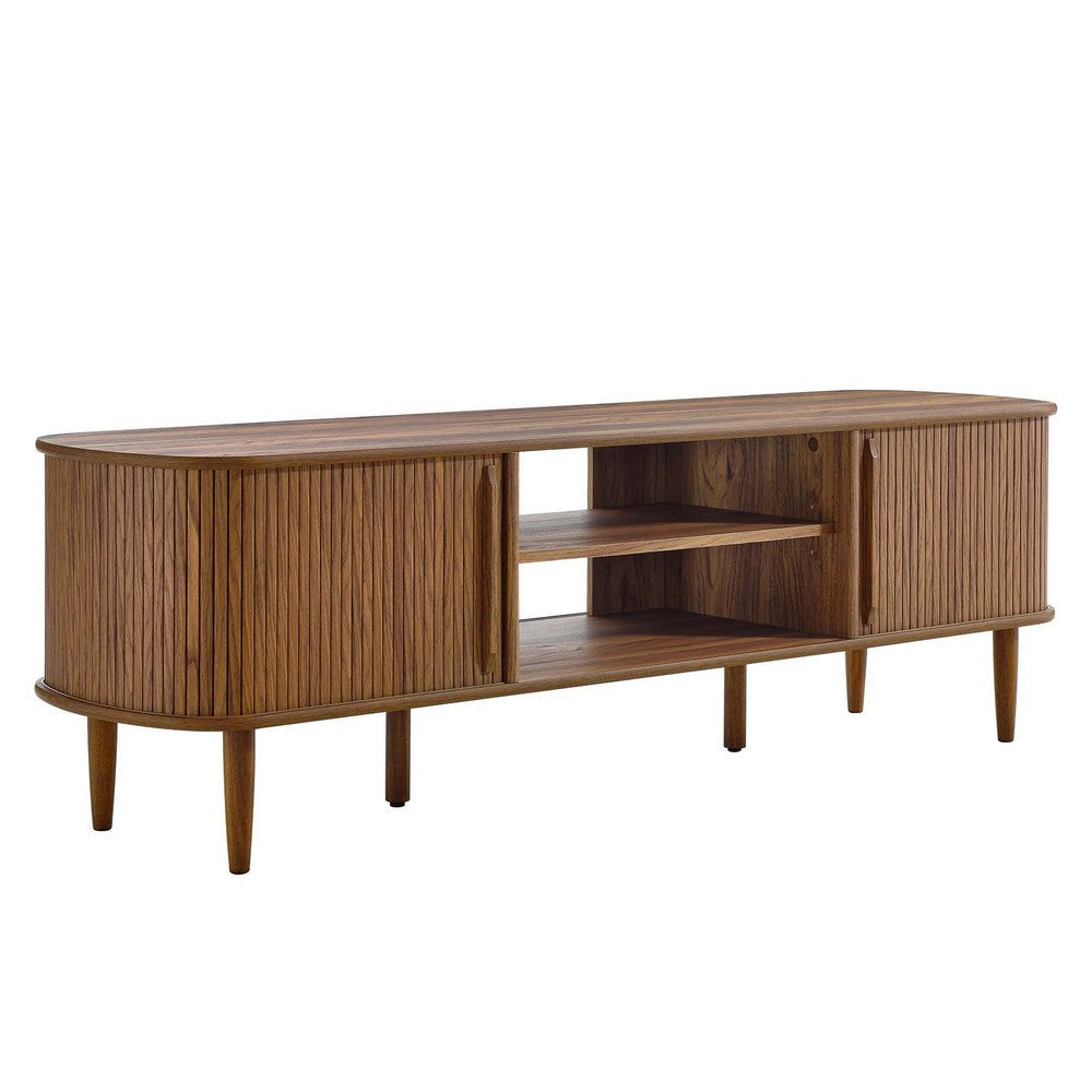 Modway EEI-6795-WAL Contour Wood, Walnut, 63" TV Stand