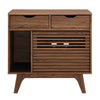 Modway EEI-6796-WAL Render Cat Cabinet Walnut MDY-EEI-6796-WAL