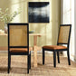 Modway Arlo Dining Chairs Black Natural Tan MDY-EEI-6802-BLK-NAT-TAN