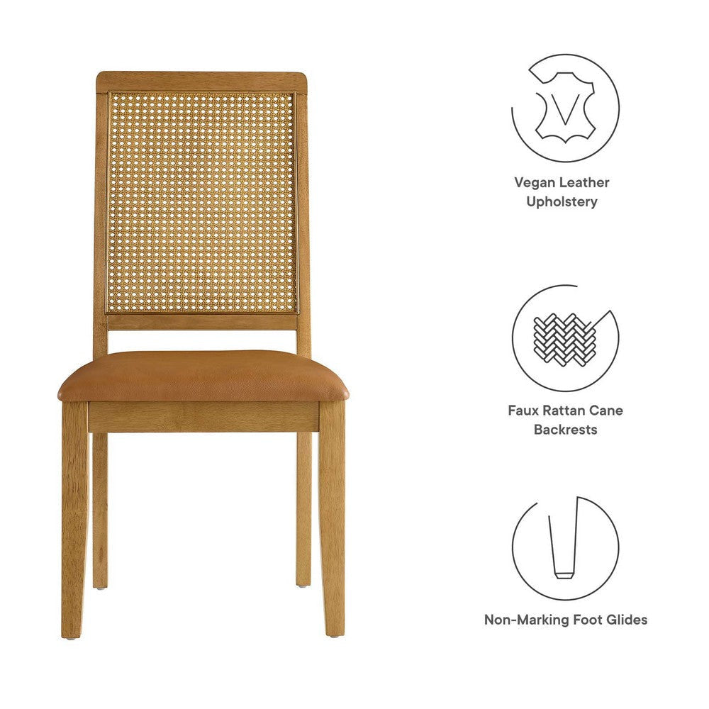 Modway Arlo Dining Chairs Natural Natural Tan MDY-EEI-6802-NAT-NAT-TAN