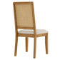 Modway Arlo Dining Chairs Natural Natural Heathered Weave Light Beige MDY-EEI-6803-NAT-NAT-HLB