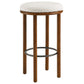 Fable Boucle Fabric Bar Stools - Set of 2 - No Shipping Charges MDY-EEI-6819-OAK-IVO