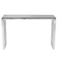 Modway Gridiron Contemporary Modern Stainless Steel Console Table, Silver