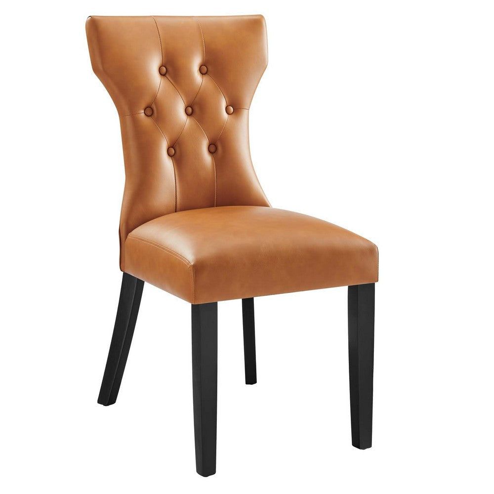 Silhouette Dining Vinyl Side Chair - No Shipping Charges