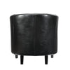 Black Prospect Vinyl Armchair - No Shipping Charges MDY-EEI-813-BLK