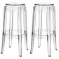 Clear Casper Bar Stool Set of 2 - No Shipping Charges MDY-EEI-909-CLR