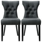 Silhouette Dining Chairs Set of 2 - No Shipping Charges MDY-EEI-911-BLK