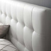 Lily Queen Vinyl Headboard MDY-MOD-5130-WHI