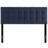 Navy Lily Full Fabric Headboard - No Shipping Charges MDY-MOD-5146-NAV