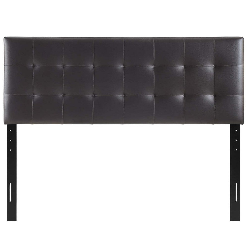 Lily Full Vinyl Headboard - No Shipping Charges MDY-MOD-5147-BRN