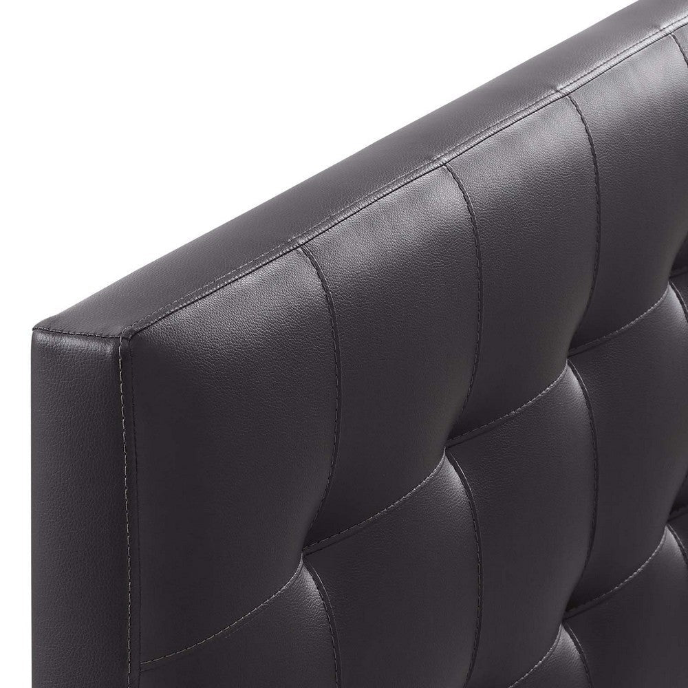 Lily Full Vinyl Headboard - No Shipping Charges MDY-MOD-5147-BLK