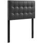 Black Lily Twin Vinyl Headboard