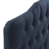 Navy Annabel Queen Fabric Headboard - No Shipping Charges MDY-MOD-5154-NAV