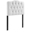 White Annabel Twin Vinyl Headboard