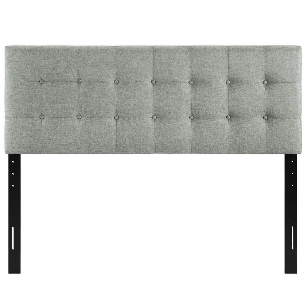 Emily Queen Fabric Headboard - No Shipping Charges MDY-MOD-5170-GRY